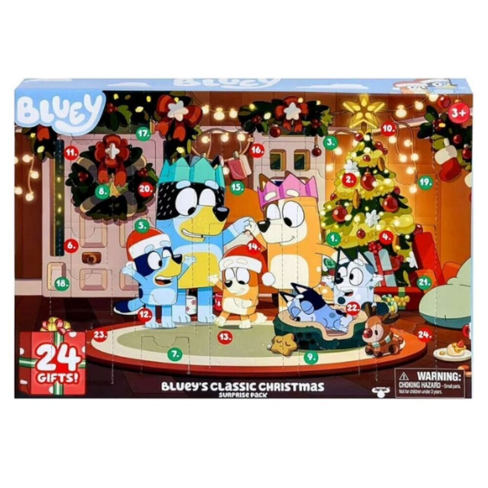 Anime Bluey Blind box Merry Christmas Advent Calendar